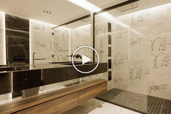 a modern apartment stylish bathroom video