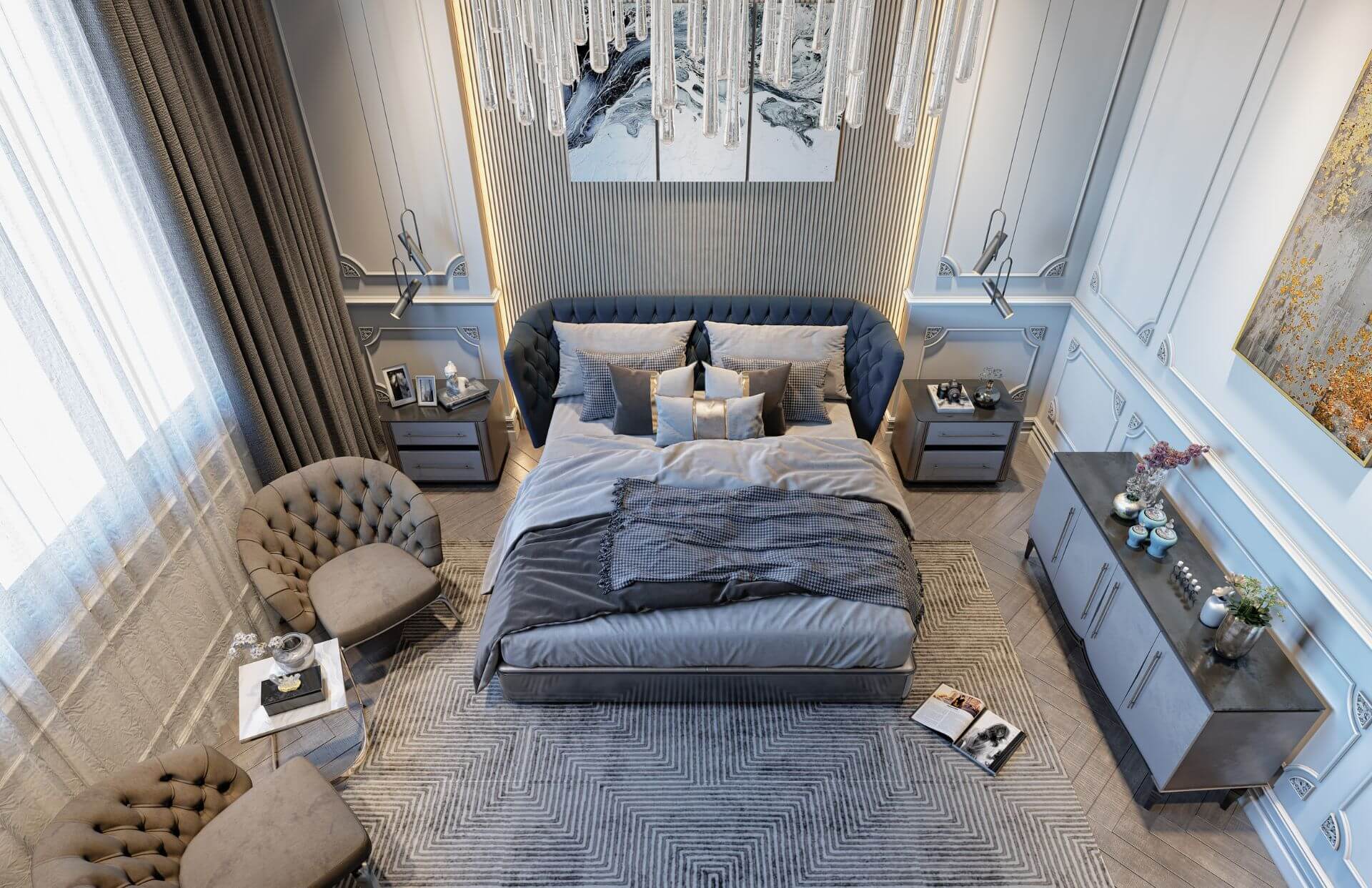 bedroom interior design dubai