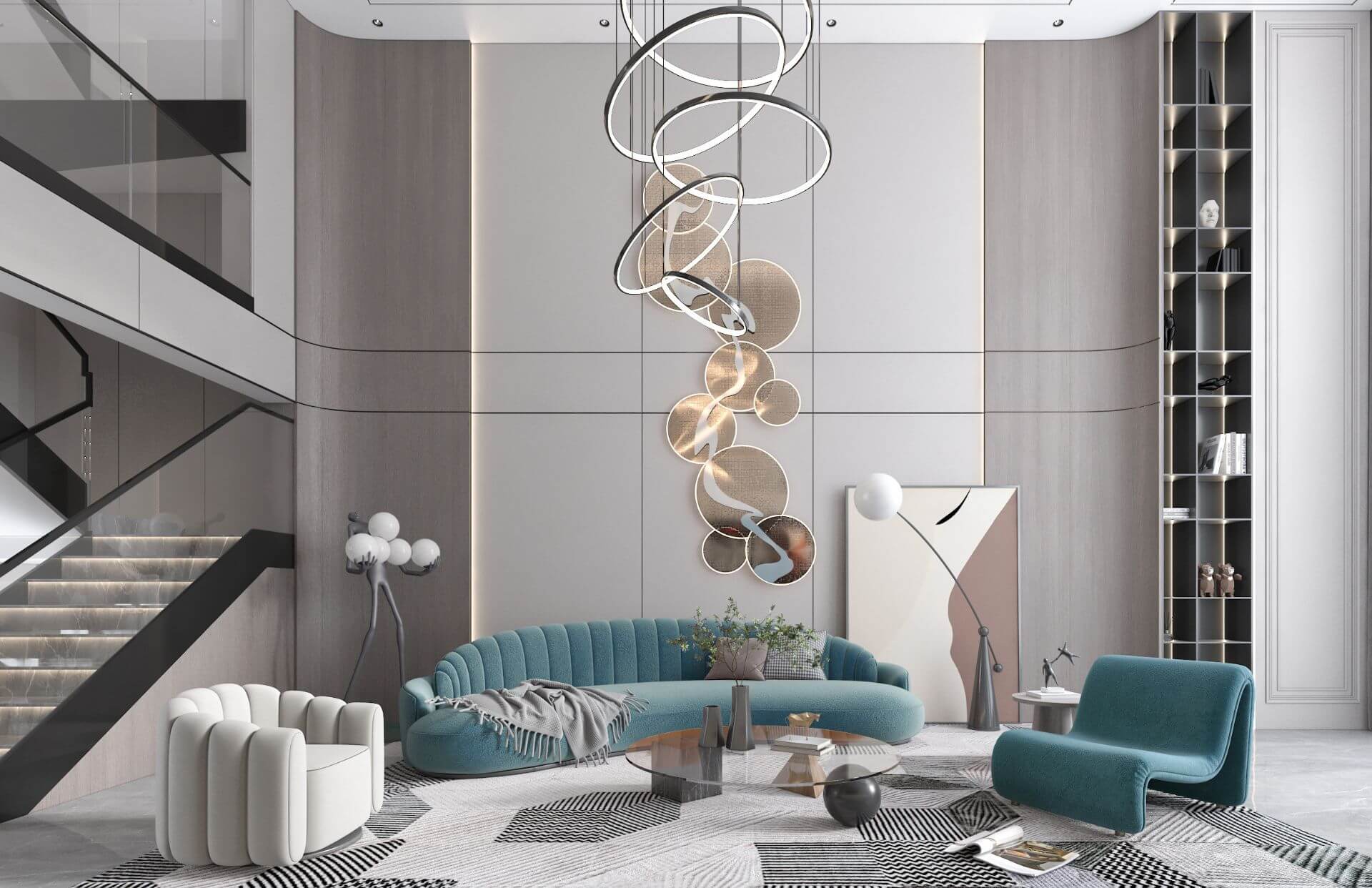 Living Room Interior Design Dubai Image 1