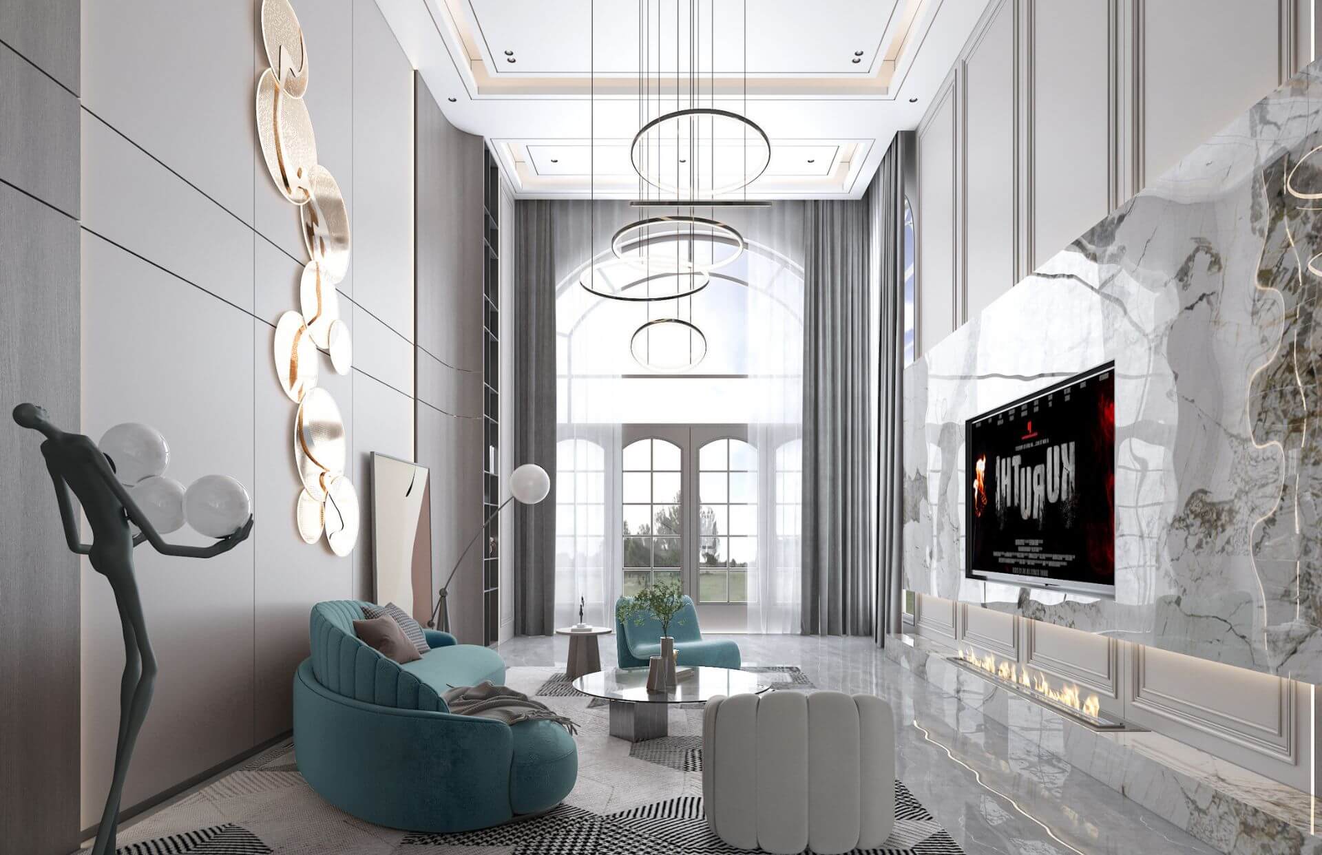 Luxury Living Room Design Image 3
