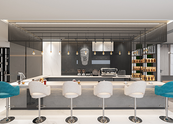 interior design Modern Cafe