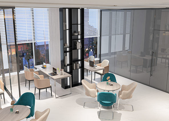 interior design portfolio Modern Cafe