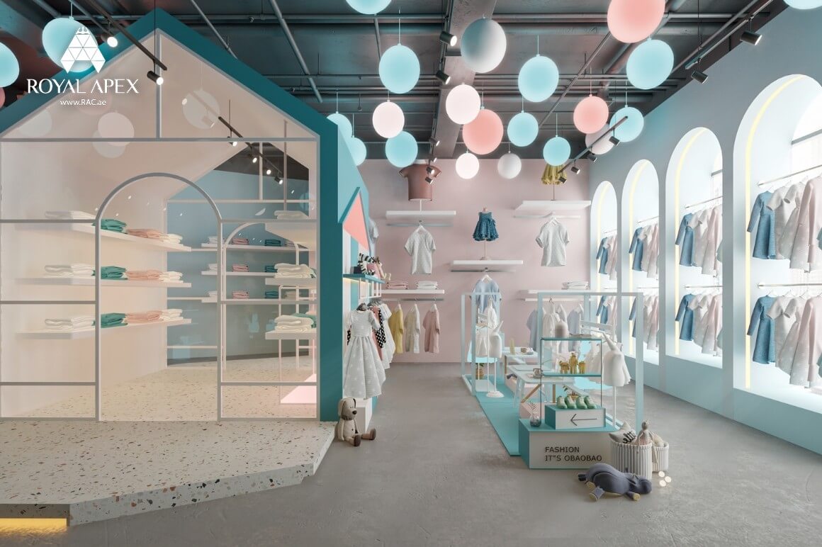 Colorful Kids Boutique Interior Design 2